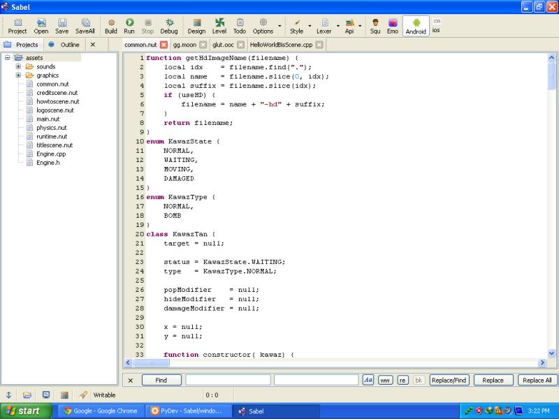 Sabel screenshot 1